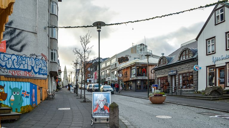Islanti Reykjavik katukuva.