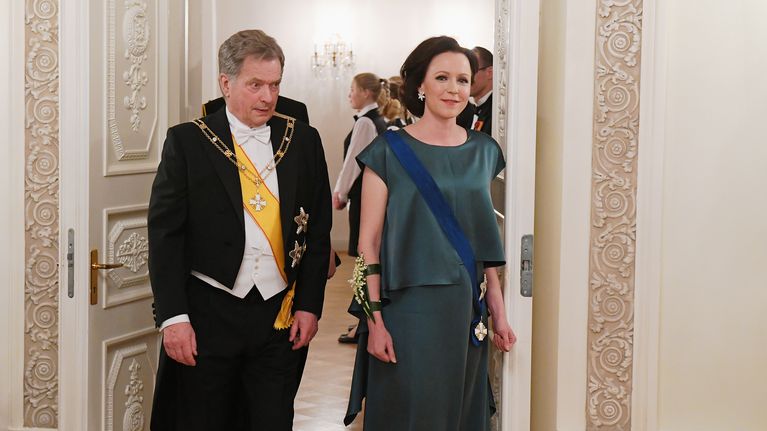 Sauli Niinistö ja Jenni Haukio
