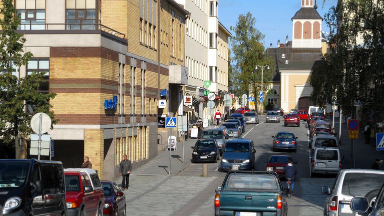 Storgatan i Jakobstad.