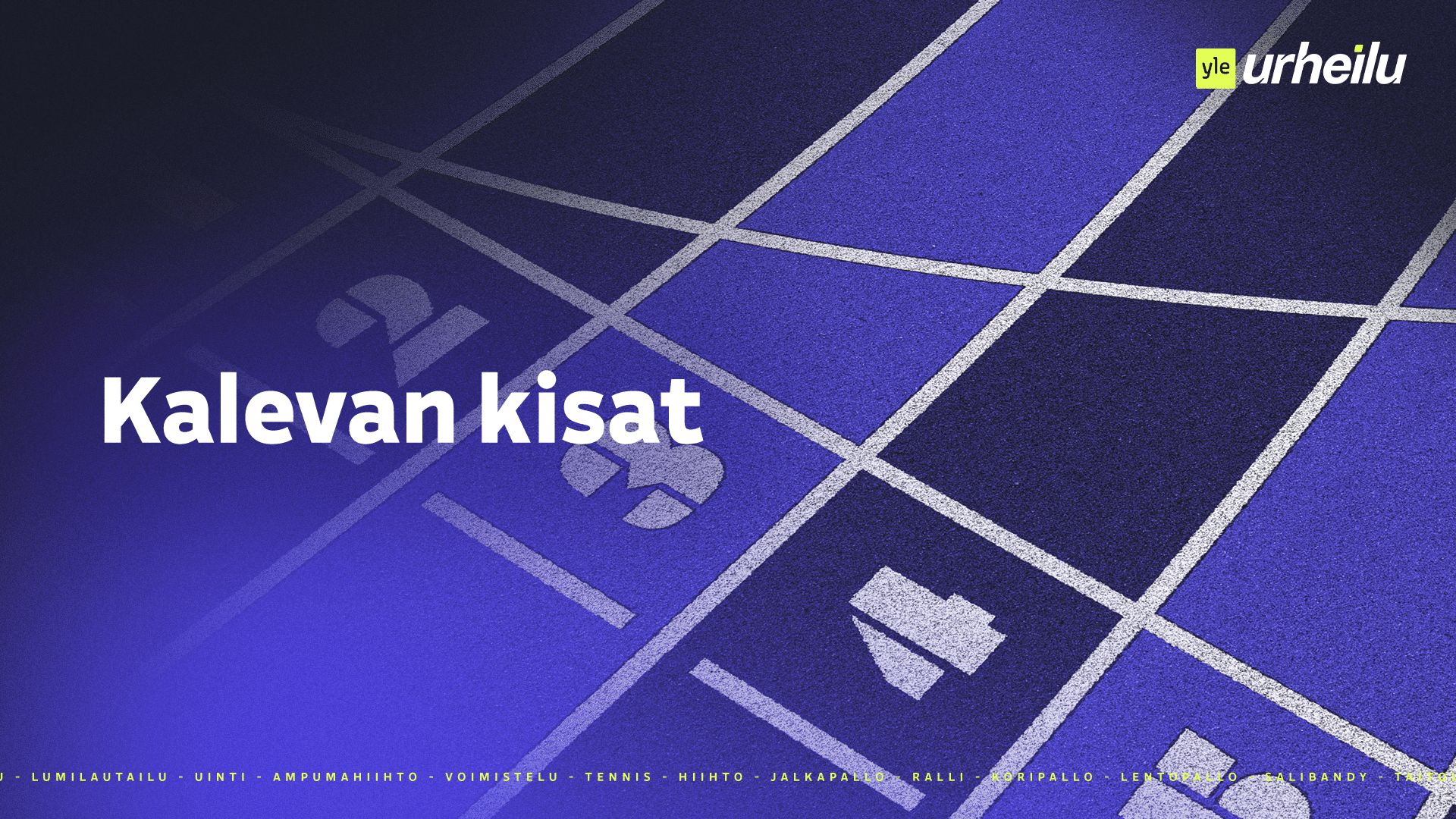 Lauantain kilpailut | Kalevan kisat | Yle Areena